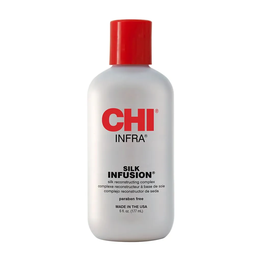 CHI Volumizer 4-in-1 Blowout Brush | Ceramic and Ion Technology | Black & Infra Silk Infusion, 6 Fl Oz