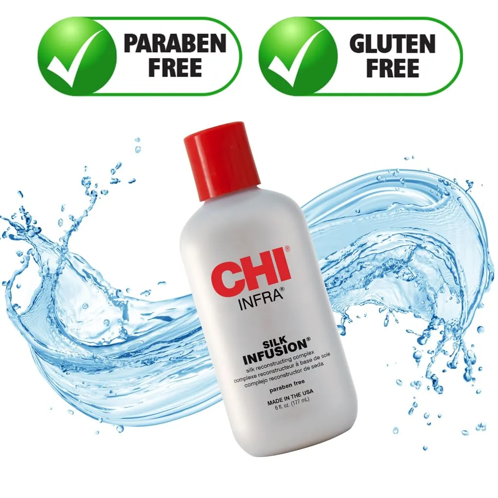 CHI Volumizer 4-in-1 Blowout Brush | Ceramic and Ion Technology | Black & Infra Silk Infusion, 6 Fl Oz