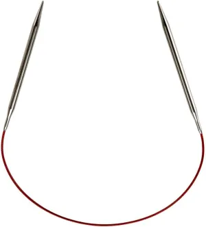 ChiaoGoo Red Lace Circular 16 inch (41cm) Stainless Steel Knitting Needle Size US 15 (10mm) 7016-15