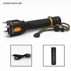 CHUANGLIANGZHEPowerful led flashlight 18650 battery led flashlight rechargeable luminarias waterproof mini led lights lanterna