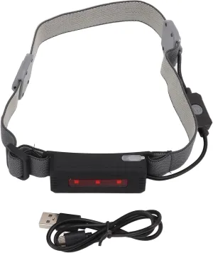 CoB Headband Light Mini Rechargeable Portable USB Headlamp for Outdoor Cycling and Running