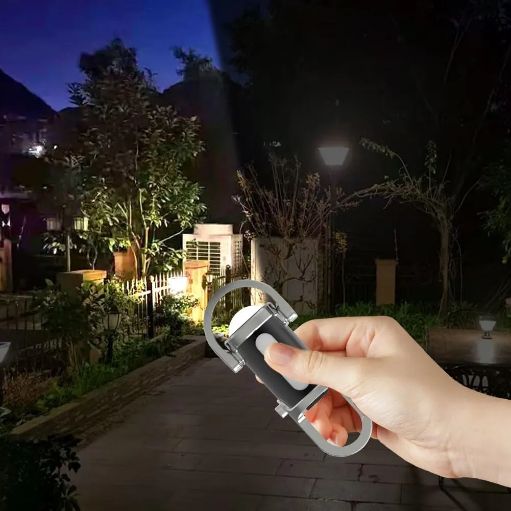 COB LED Mini Flashlight 1200 Lumens USB Rechargeable Keychain Torch for Camping Hiking Emergency