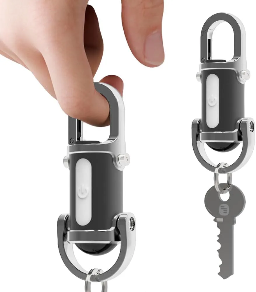 COB LED Mini Flashlight 1200 Lumens USB Rechargeable Keychain Torch for Camping Hiking Emergency