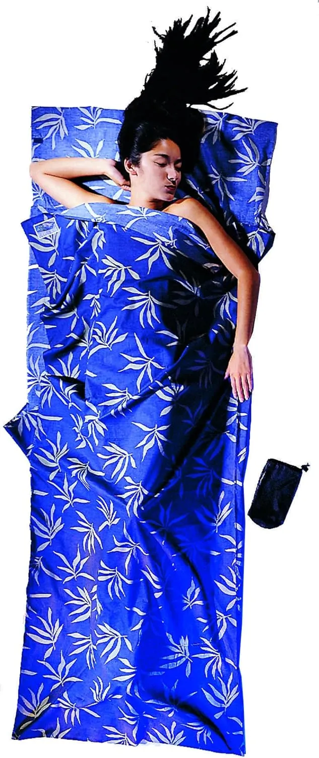 Cocoon Cotton TravelSheet (Leaves, 86-Inch x 35-Inch)