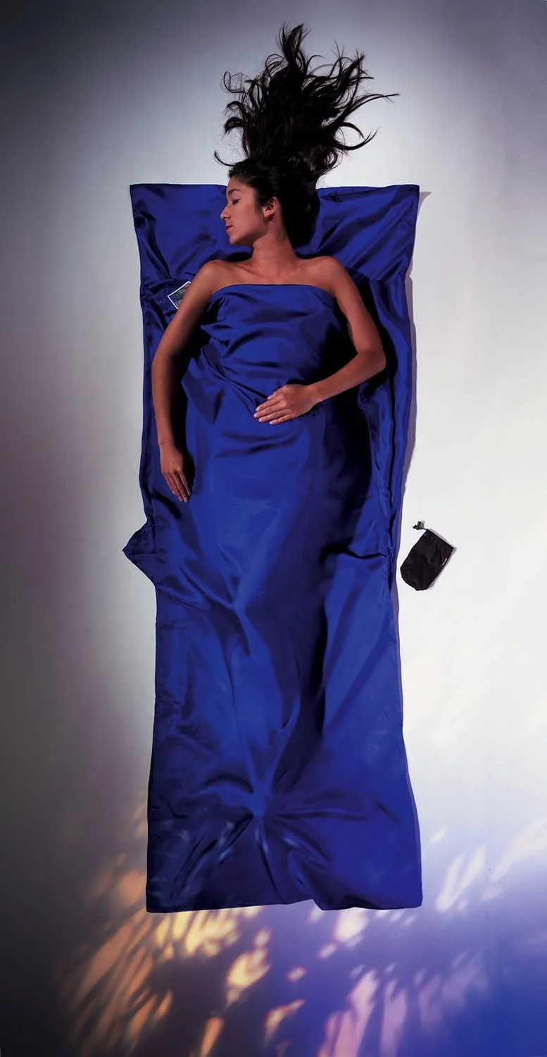 COCOON Premium TravelSheet - Silk Ripstop Rectangular Sleeping Bag Liner for Adults