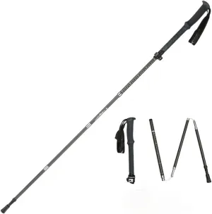 Collapsible Trekking Poles for Hiking, Carbon Fiber Trekking Sticks with Extra-Articular Lock Handle, Telescopic Walking Poles for Camping, Mountaining (Color : A)