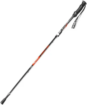Collapsible Trekking Poles - Hiking Poles 1pc Pack, Strong Lightweight Walking Sticks, Aluminum Alloy 7075, Adjustable Quick Lock for Hiking, Camping
