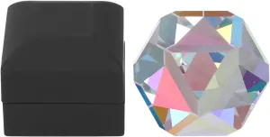 Color Cube Prism RGB Dispersion 9.8x9.8x9.8in Crystal Faceted Optical Prism for Physics Photography Desktop Decor