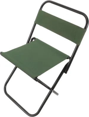 Comfortable Folding Fishing Chair Compact Lightweight Multi-use Outdoor Camp Stool for Adults for Beach Gardening Sports Events and Travel Design Smooth Finish