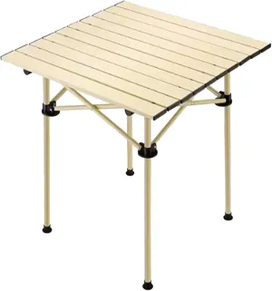 Compact Camping Table Portable Picnic Table Aluminum Alloy Folding Camping Table with Easy Carrying Bag for Camping Hiking