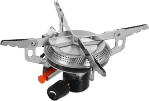Compact Portable Gas Stove for Camping Design with Electronic Ignition Lightweight and Versatile for Outdoor Cooking for Picnics Backpacking and Hiking