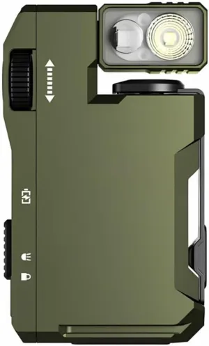 Compact Rechargeable EDC Flashlight 400 Lumen Pocket COB Flashlight for Night Working Running Walking Outdoor Camping
