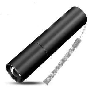 Compact Usb Rechargeable Zoom Flashlight