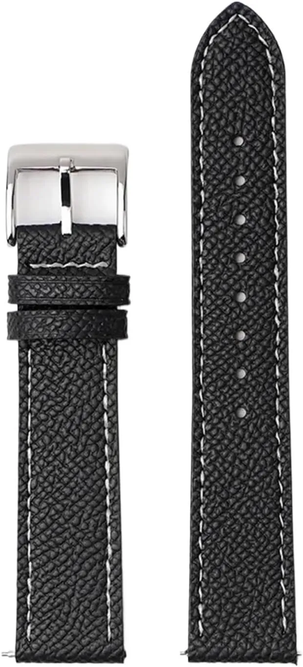 CongYi 18mm 20mm 22mm Quick Release Vintage Leather Watch Strap Waterproof Cowhide Replacement Bracelet Wristband