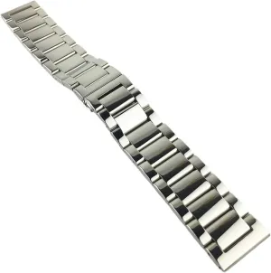 CongYi Replacement Stainless Steel Watch Band Glossy Matte Dual Color Butterfly Buckle Belt Watch Strap 16 18 20 21 22 23 24 26mm