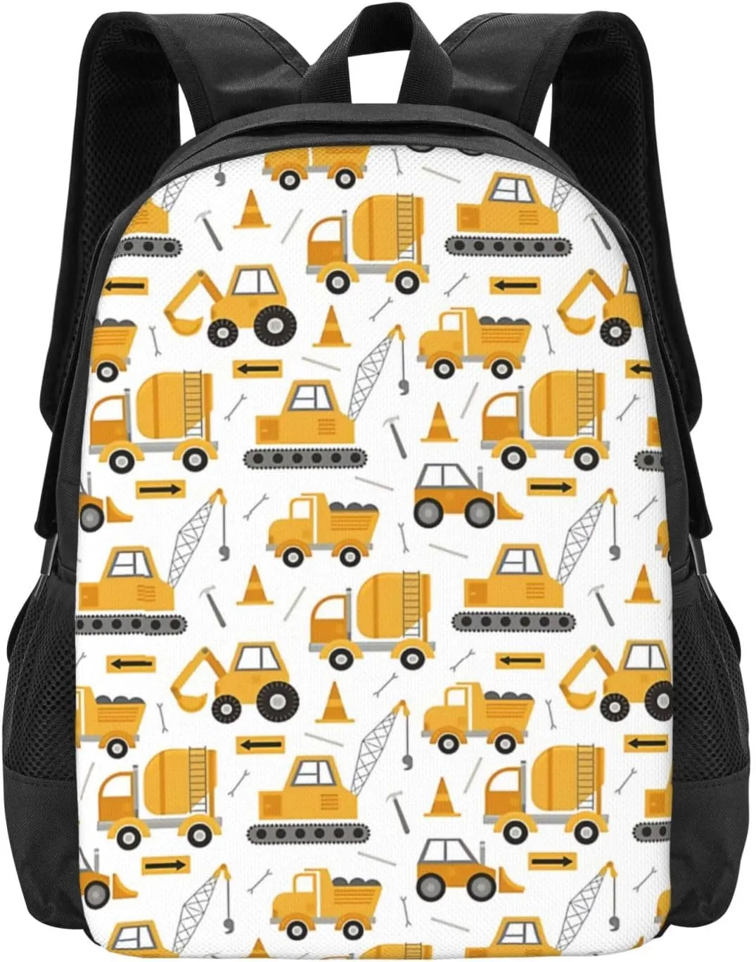 Construction Trucks Lightweight Packable Backpack Travel Casual Large Capacity Daypack Foldable Backpack For Men Women