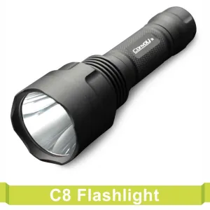 Convoy C8 LED Flashlight Powered By 18650 Battery Torch Lantern Lanterna Bike Self Defense Camping Light Lamp For Bicycle