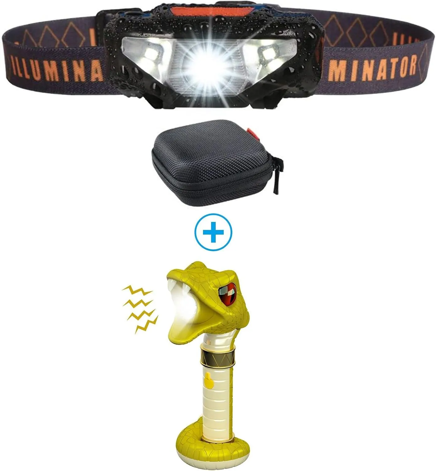COSOOS Headlamp & Snake Flashlight Rechargeable