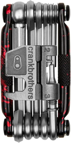 Crankbrothers Bicycle Tool Multi 17, Splatter Red