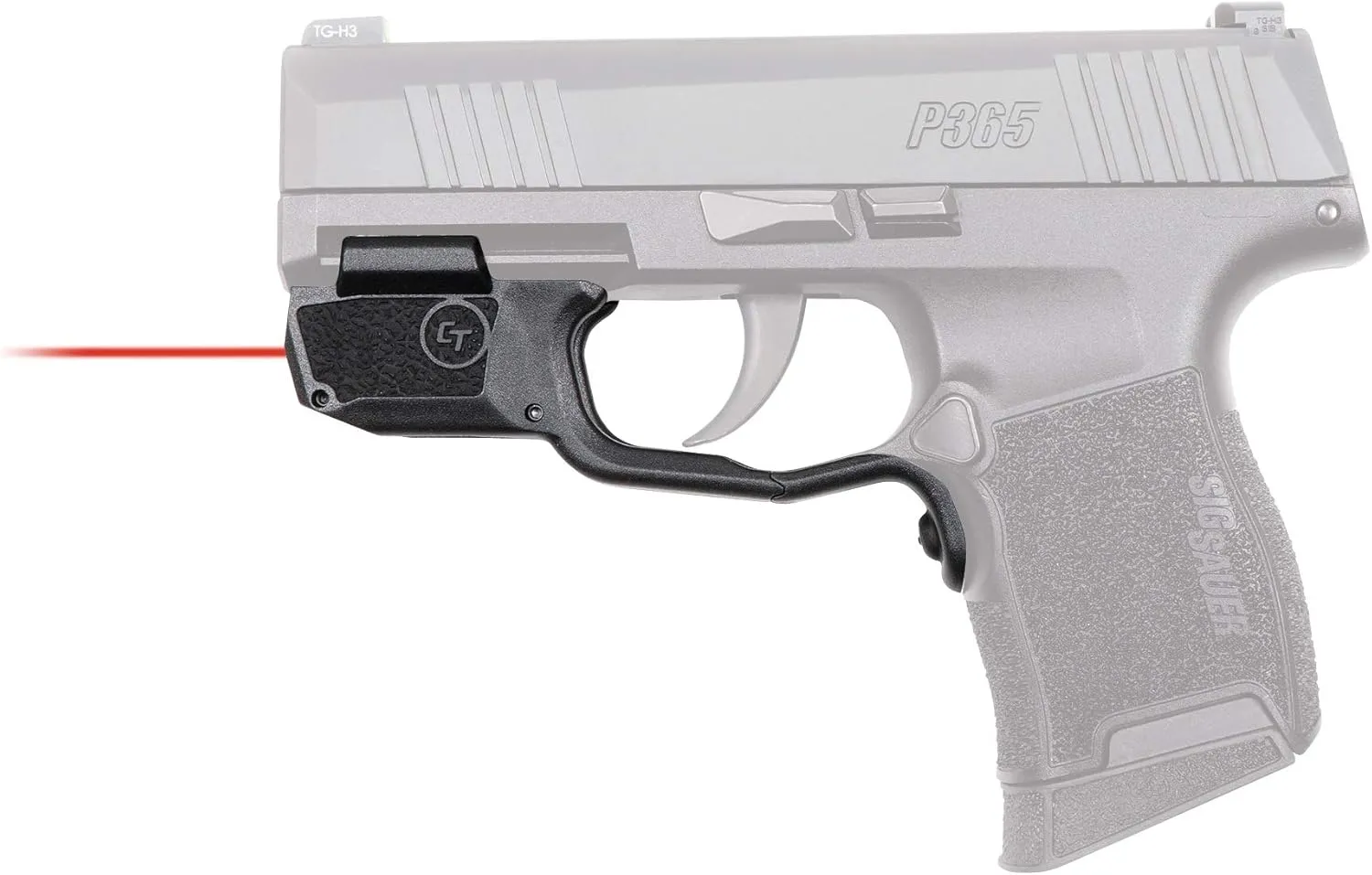 Crimson Trace LG-422 Laserguards with Heavy Duty Construction and Instinctive Activation for Sig Sauer P365 Pistol, Defensive Shooting and Competition
