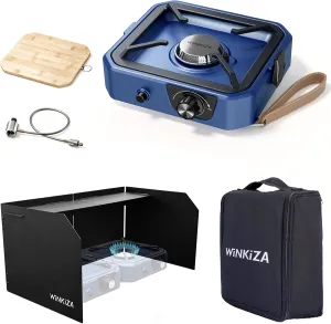 CS-1 Camping Stove, WS-2 Foldable Windscreen and CS-1-CB Carrying Bag
