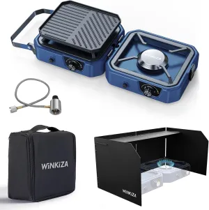 CS-2 Camping Stove, CS-2-CB Carrying Bag and WS-2 Foldable Windscreen