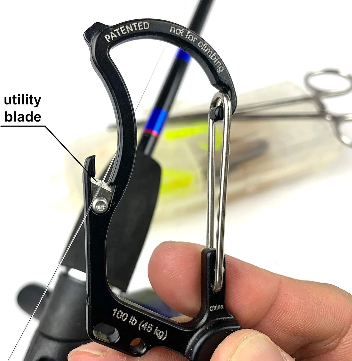 Custom Etched National Parks Firebiner | Souvenir | Keychain Emergency Tool | Fire Starter | Carabiner | Bottle Opener | Multi Tool