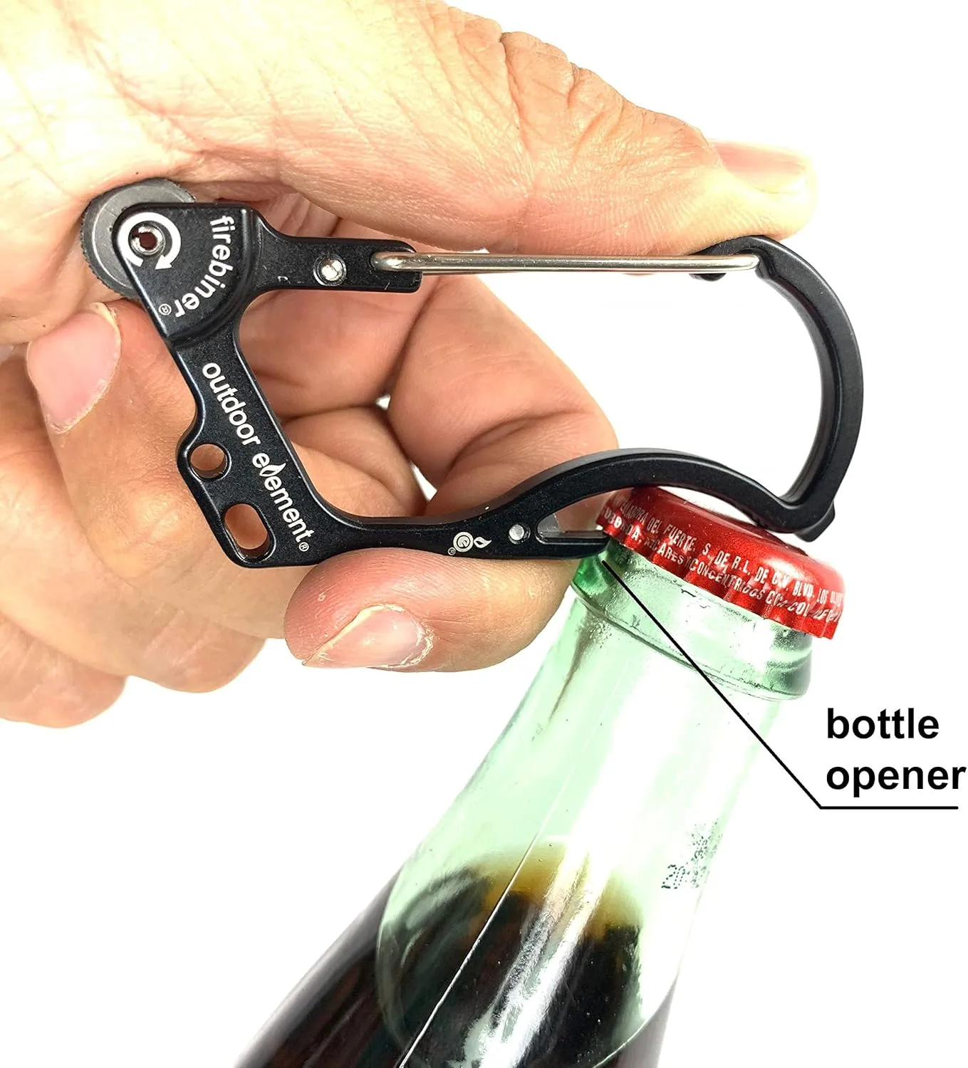 Custom Etched National Parks Firebiner | Souvenir | Keychain Emergency Tool | Fire Starter | Carabiner | Bottle Opener | Multi Tool
