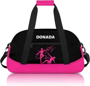 Custom Mini Gym Duffel Bag for Women Men Personalized Gymnastics Print Waterproof Carry On Weekender Bag