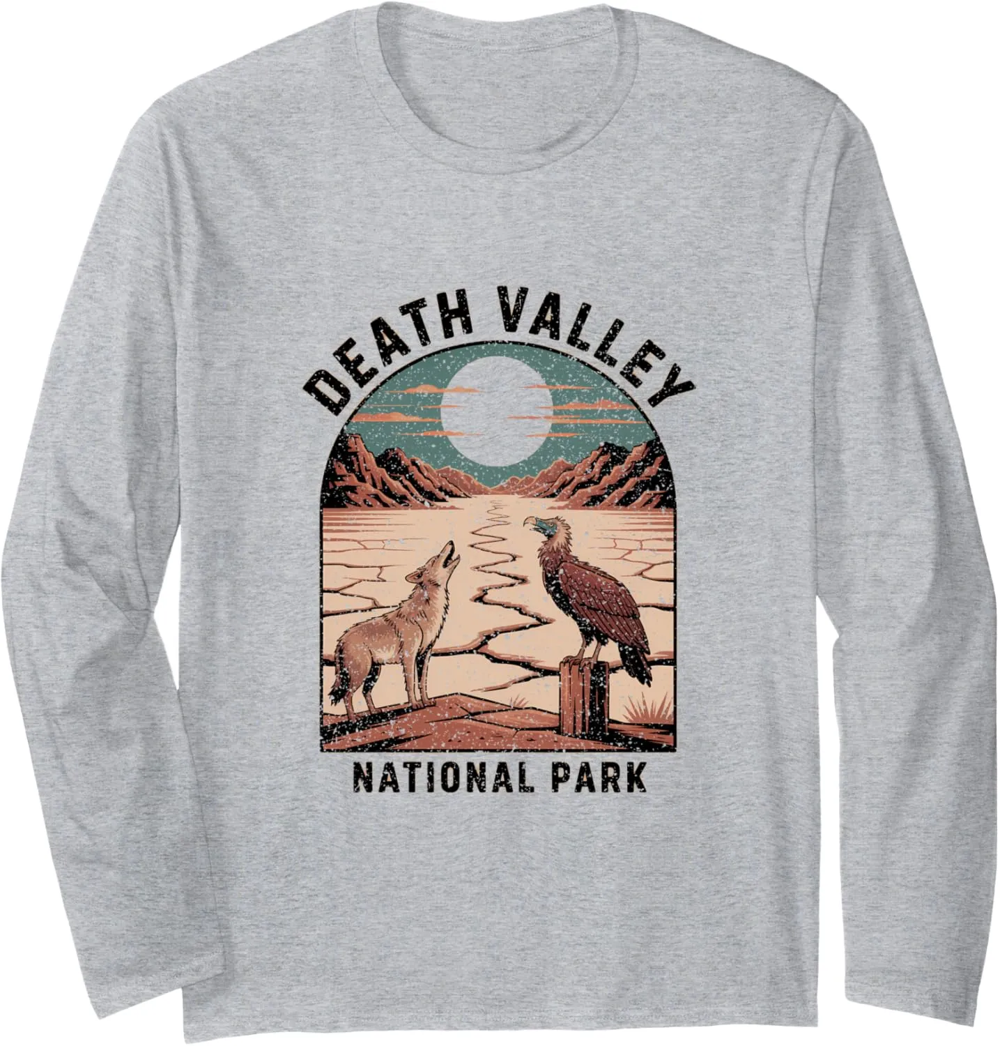 Death Valley National Park Wildlife Desert Adventure Travel Long Sleeve T-Shirt