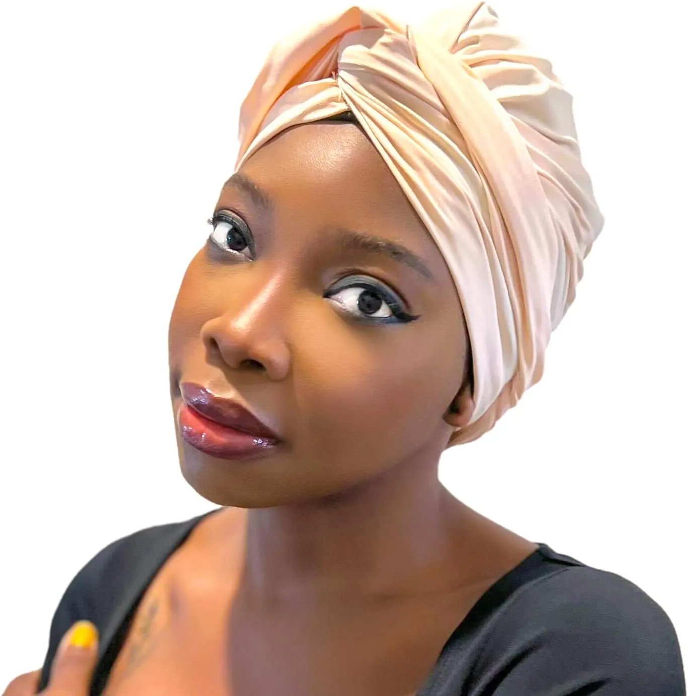 Deluxe Swim Turban & Beach Bag Combo - Maximum Protection for Natural Hair, Curls, Braids & Extensions - Waterproof Non-Slip Design with Easy-Grab Technology - Professional Hair Care System