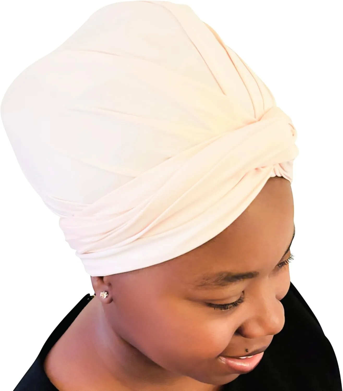 Deluxe Swim Turban & Beach Bag Combo - Maximum Protection for Natural Hair, Curls, Braids & Extensions - Waterproof Non-Slip Design with Easy-Grab Technology - Professional Hair Care System