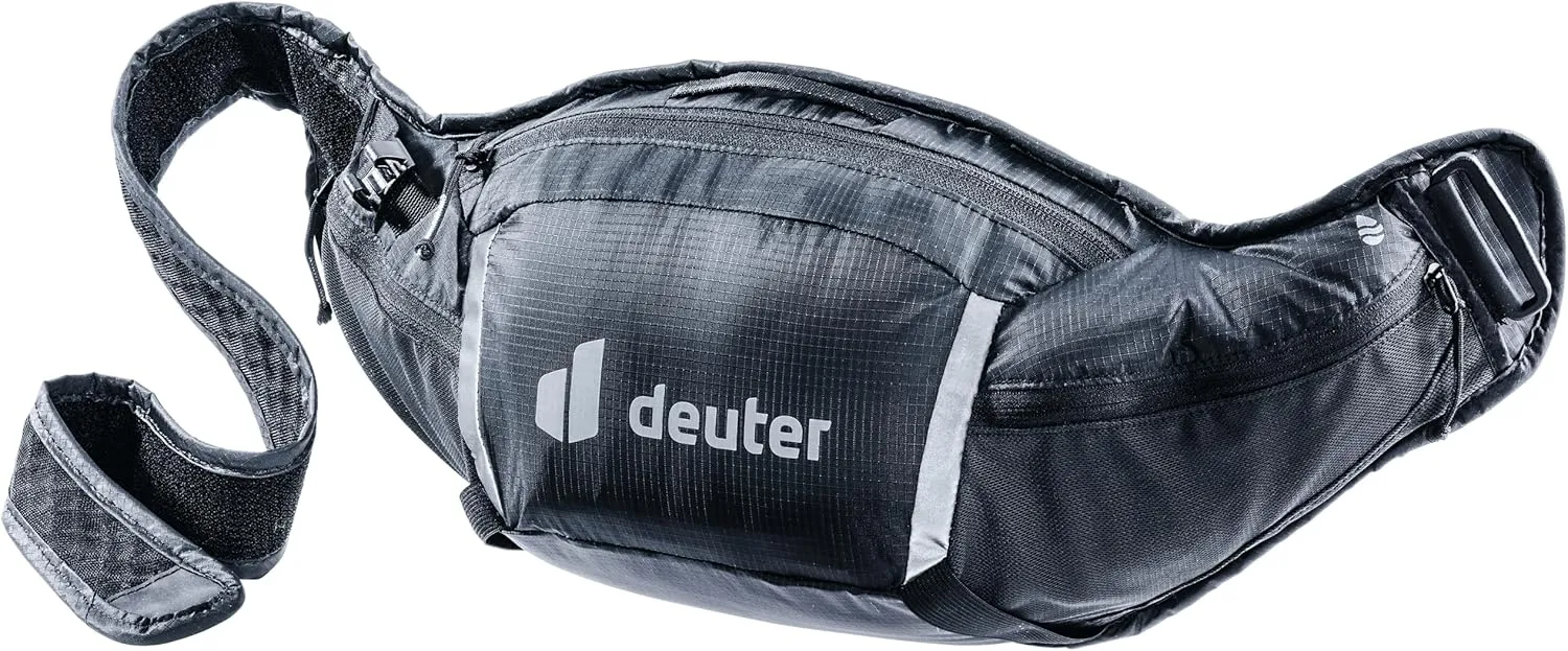 Deuter Unisex Shortrail III Hydro, Ultra-Light Endurance Waist Pack with 1.5-Liter Hydration System - Black