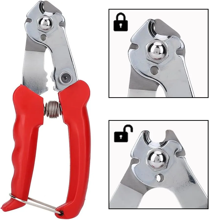 Dioche Brake Wire Cutter, Multi-Functional Lightweight Spoke Brake Wire Cable Cutter Pliers Cycling Repair Tool