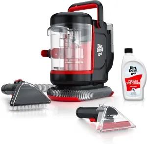 Dirt Devil Portable Spot Cleaner Machine for Carpet and Upholstery, Powerful Suction Spot Cleaning Machine with Versatile Tools, Pair with Dirt Devil Portable Spot Cleaner Solution (Renewed)