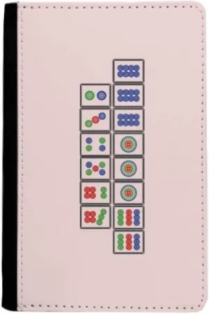 DIYthinker Flush Suit Mahjong Tiles Passport Holder Notecase Burse Wallet Cover Card Purse