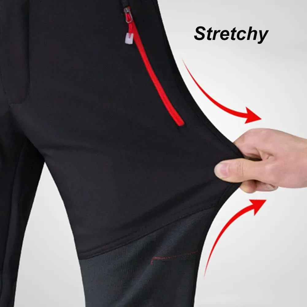 Donggu Outdoor Hiking Trousers for Men Lightweight Quick Dry Men's Fishing Pants with Zipper Pockets
