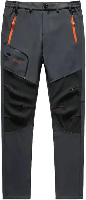 Donggu Outdoor Hiking Trousers for Men Lightweight Quick Dry Men's Fishing Pants with Zipper Pockets