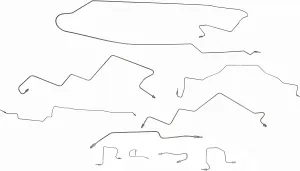 Dorman 919-270 Stainless Steel Brake Line Kit Compatible with Select Dodge Models (OE FIX)
