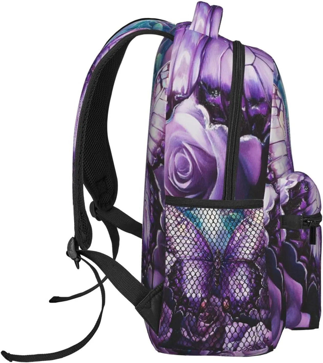 Dreamy Colored Butterfly Practical Backpack For Trekking Women/Female Office
