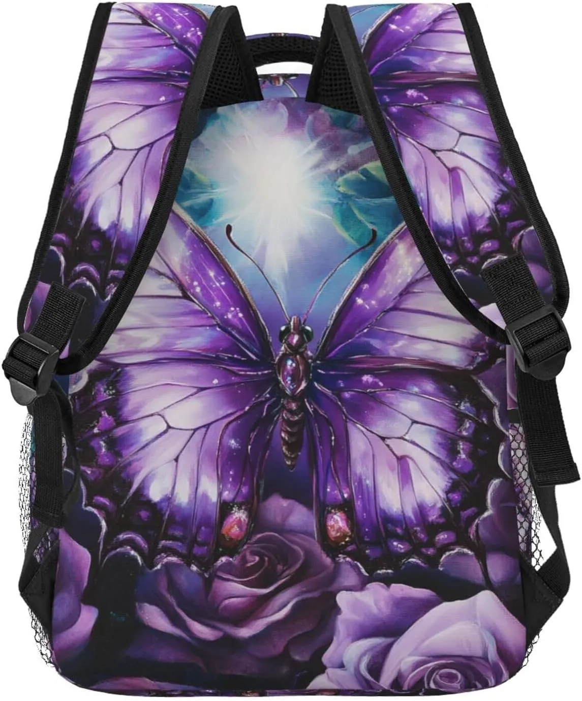 Dreamy Colored Butterfly Practical Backpack For Trekking Women/Female Office