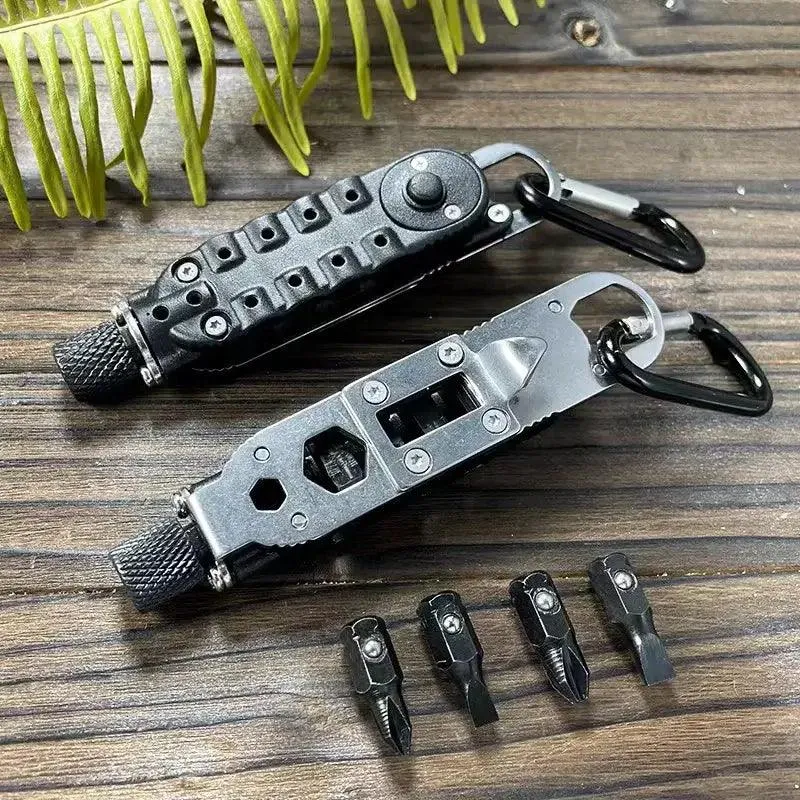 Durable Compact Multi-Function Keychain Tool