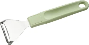 Ecolution Peeler - Stainless Steel, Wood Fibres and Organic Plastic Peeler - 18 cm x 6 cm Vegetable Peeler in Mint Green