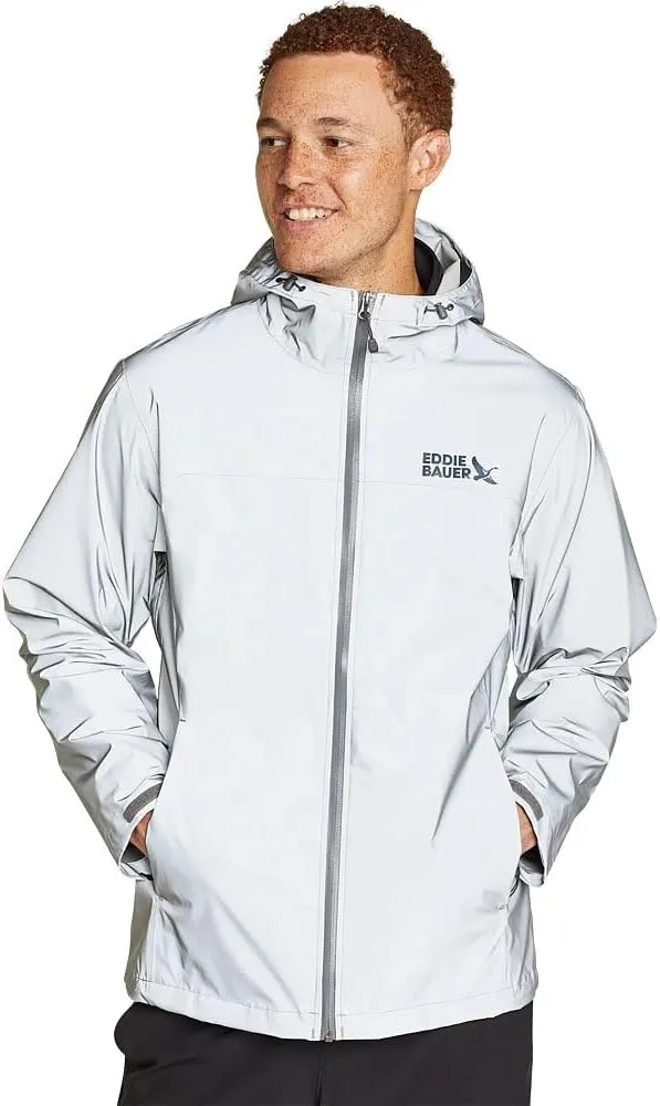 Eddie Bauer Men's Highbeam Reflective Waterproof Rain Jacket