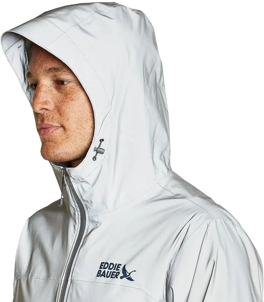 Eddie Bauer Men's Highbeam Reflective Waterproof Rain Jacket