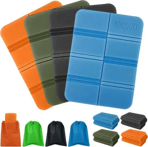EEEKit Camping Seat Cushion, 4 Pack 15x11inch Waterproof Foam Sitting Mat Pad for Outdoor Sports Travel