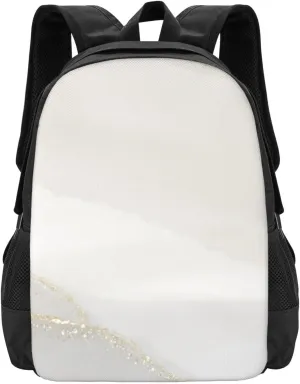 Elegant Marble Lightweight Packable Backpack Travel Casual Large Capacity Daypack Foldable Backpack For Men Women