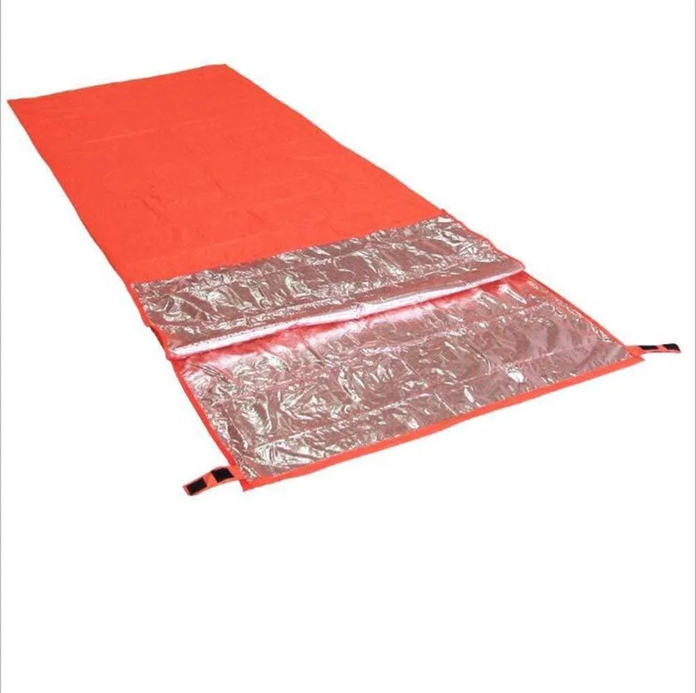 Emergency Sleeping Bag, Ultra Lightweight Waterproof Thermal Bivy Sack Cover Portable Emergency Blanket Shelter Survival Kit for Hiking Outdoor Camping