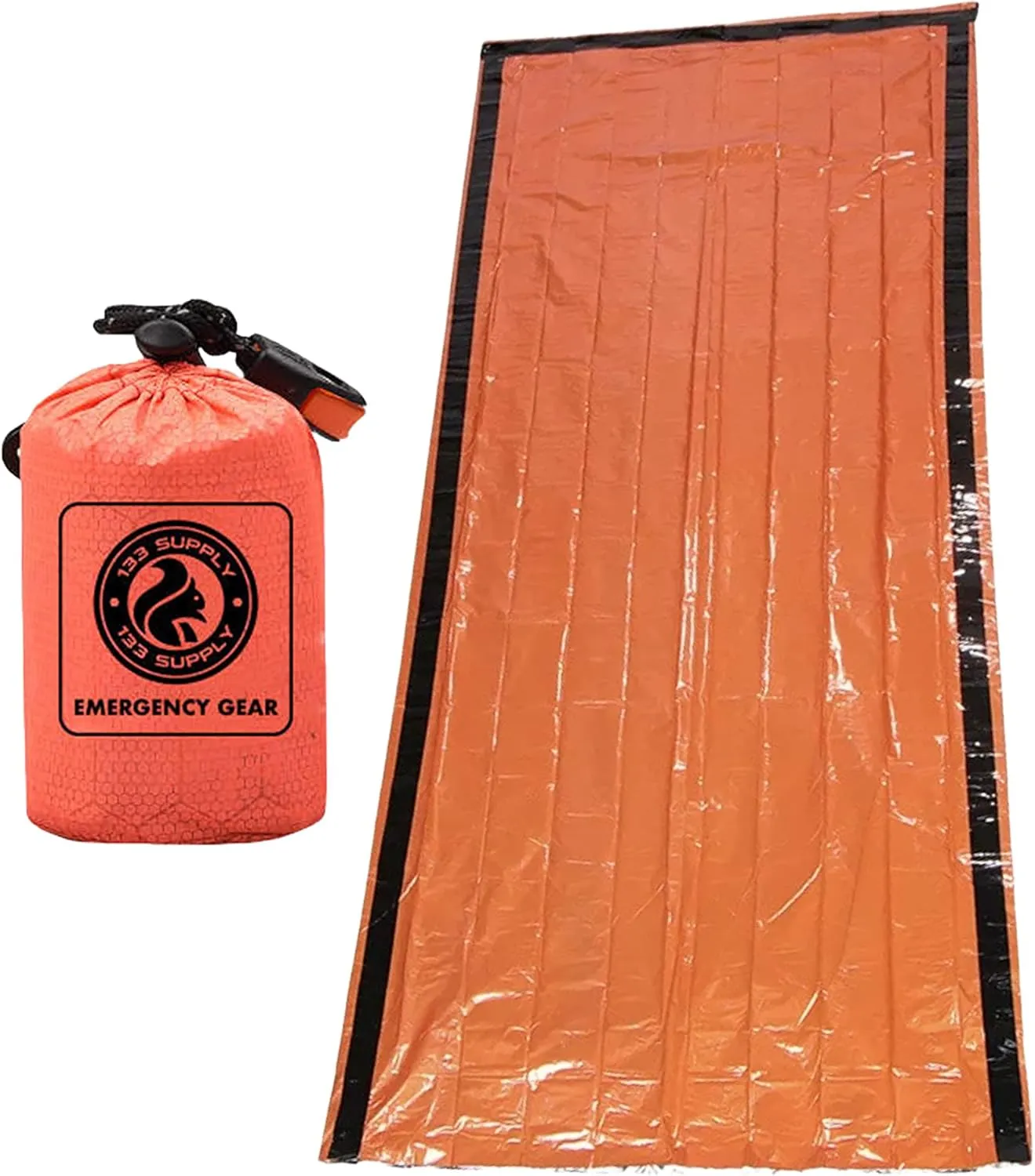 Emergency Sleeping Bags for Survival Sleeping Bag Emergency Sleeping Bag Emergency Bivy Sack Thermal Blankets Survival Gear Emergency Supplies Camping Hiking Gear Outdoor Life Disaster