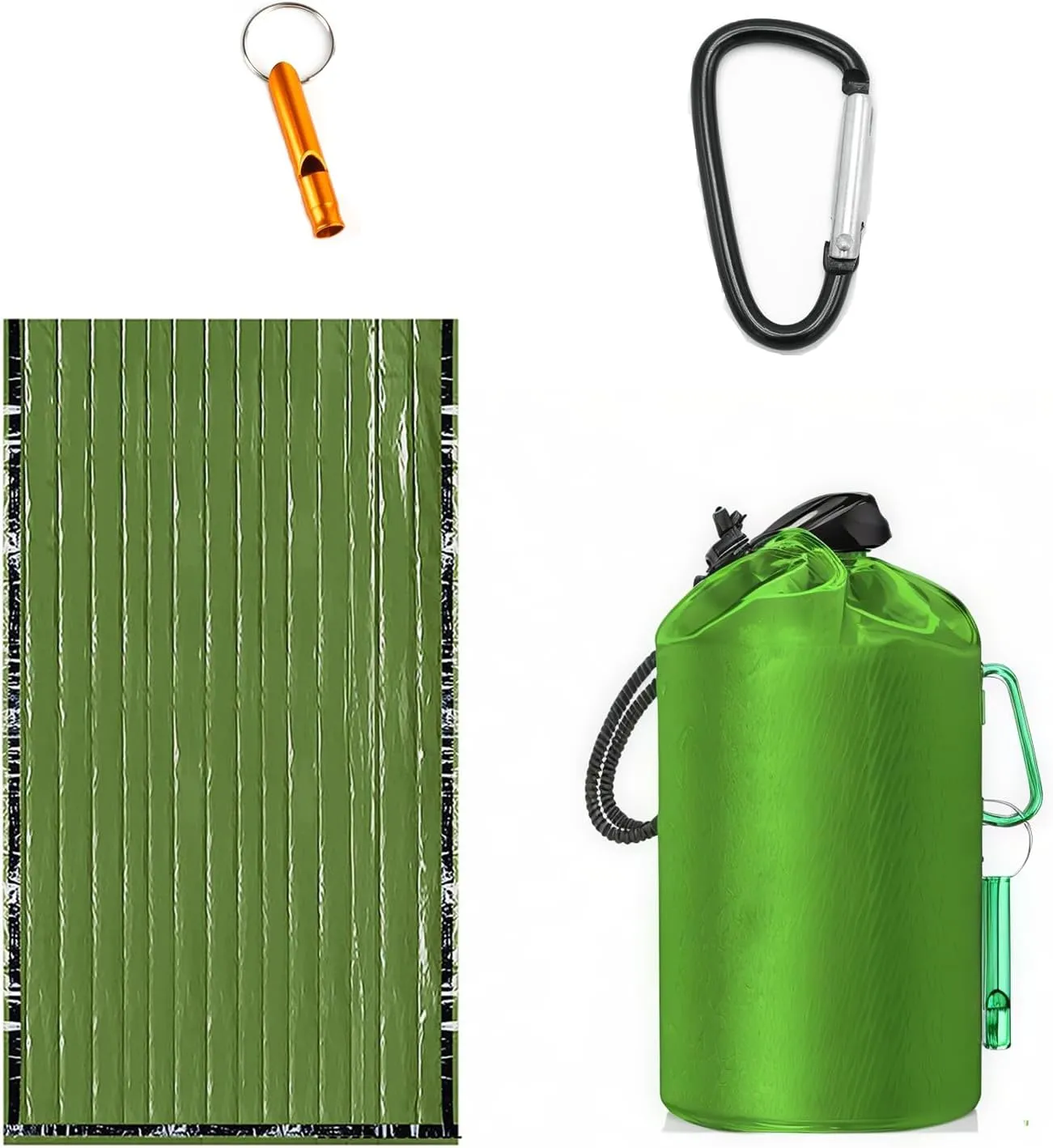 Emergency Sleeping Bags for Survival Sleeping Bag, Simple Survival Bivy Sack, Emergency Thermal Sleeping Bag, Portable Emergency Blankets Survival Bag, Suitable for Outdoor Survival, Camping.